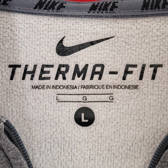 Nike Therma-Fit Men's Large Manny Pacquiano MP Full Zip Hooded Jacket Gray - Picture 7 of 8